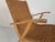 Vintage armchair with rope by Vroom & Dreesman around 1957. The frame is made of beech wood and the seat of woven rope....