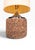 Mid 20th Century Danish Modern Cork and Chrome Table Lamps With Original Shades - Pair For Sale In New York - Image 6 of 14