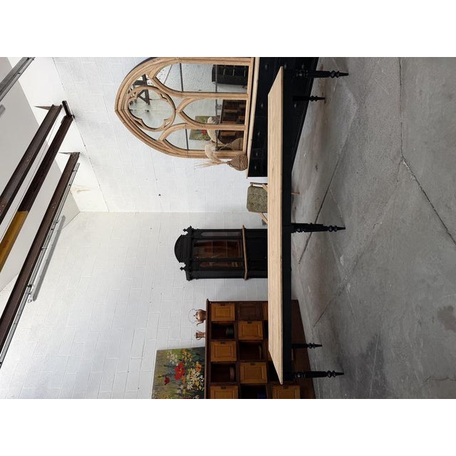 Large Communal Table in Wood For Sale - Image 13 of 15