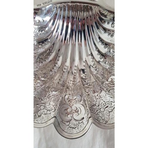 Sterling Silver Novelty Scallop Shell Dish, Sheffield, 1992 For Sale - Image 16 of 18