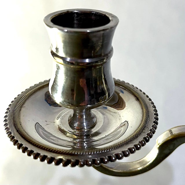 Metal Early 19th Century Bouillotte Lamp - Candle Holder For Sale - Image 7 of 11