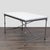 2010s Crate and Barrel Marble Top Dining Set With 4 Chairs For Sale - Image 5 of 8