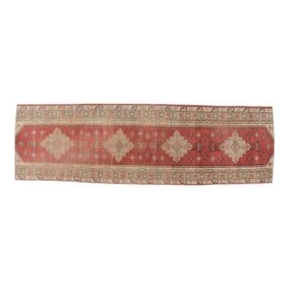 Vintage Turkish Oushak Runner For Sale