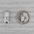 2010s 0.26ctw Diamond Pendant 14k White Gold Floating Drop For Sale - Image 5 of 8
