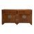 Oriental Brown Rattan Top 4 Drawers Credenza Buffet Sideboard Console Cabinet For Sale