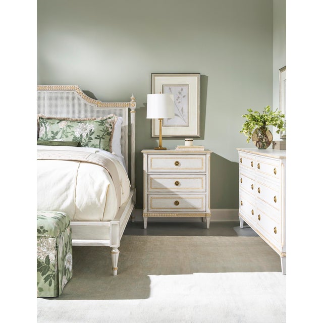 Transitional Century Furniture Emily Bed - King For Sale - Image 3 of 4