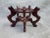 Brown Vintage Rosewood Vase Jar Stand For Sale - Image 8 of 10