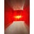 Red Tronchi Murano Style Glass Wall Sconces in Venini Style by Simoeng, Set of 2, in New conditions. Designed from 2000 US...