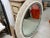 Cream 1970s Tessellated Stone Mirror For Sale - Image 8 of 8