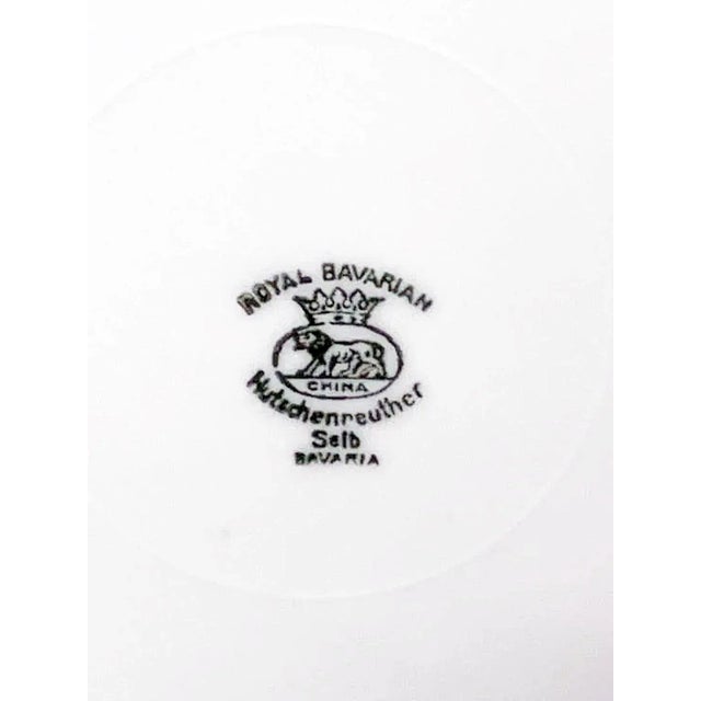 1920s Gilt and Silver Bavarian Charger Plates- Set of 4 For Sale - Image 10 of 11