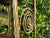 Late 20th Century Vintage 76” Postmodern Sculptural Iron Etagere With Spiral Motifs For Sale - Image 5 of 11