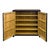 Paint Oriental Black Lacquer Slim Round Moon Face Storage Cabinet For Sale - Image 7 of 13