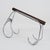 Jacques Adnet 1940s Jacques Adnet Art Deco Chrome and Wood Bottle Holder Wine Pourer Server For Sale - Image 4 of 11