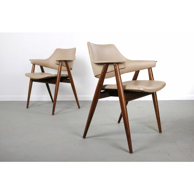 1960s Vintage Pierre Pauline for Thonet Bentwood Accent/Side Chairs- A Pair For Sale In Orlando - Image 6 of 7