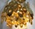 1970s Rare Gold Plated Brass Austrian Crystal Chandelier Attributed to Palwa For Sale In Miami - Image 6 of 16