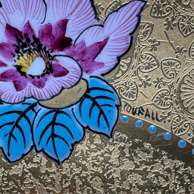 Up for sale is a breathtakingly beautiful antique porcelain cabinet plate decorated by the prestigious Stouffer Studio of...