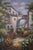 Monumental Framed Garden Walk Oil Painting on Canvas For Sale In Philadelphia - Image 6 of 15