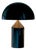 Atollo Table Lamp in Black Metal by Vico Magistretti for Oluce For Sale