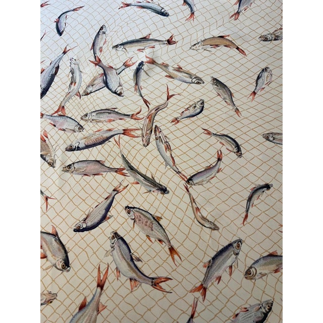 Hermès Hermès Scarf « Coup De Filet » 1955 For Sale - Image 4 of 10