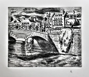 Arnold A. Grossman, Paris, Le Pont Neuf, Circa 1990