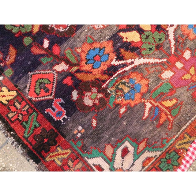 Brick Red Galerie Shabab Collection Mid-20th Century Turkish Anatolian Rug For Sale - Image 8 of 10