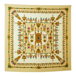 Loris Azzaro Paris Silk Scarf 1980s