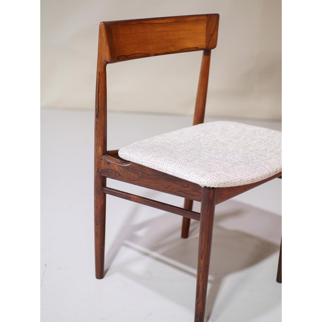 Model 39 Dining Chairs in Rosewood attributed to Henry Rosengren Hansen for Brande Møbelindustri, Denmark, 1960s, Set of 6 For Sale - Image 17 of 18