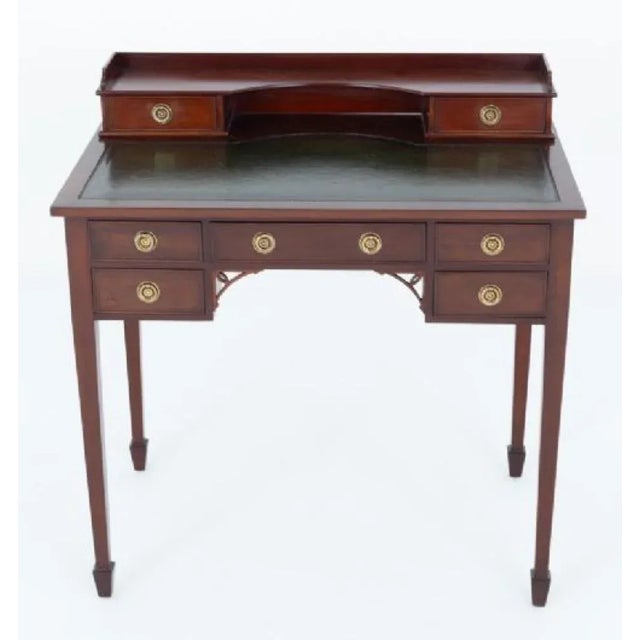 1920s Georgian Revival Bonheur du Jour Desk in Mahogany, 1920s For Sale - Image 5 of 7