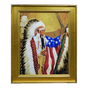 John Demott Status Symbol Embellished Giclee on Canvas With Framed