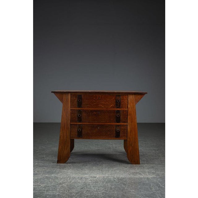 Arts and Crafts Chest of Drawers, 1920s For Sale - Image 3 of 16