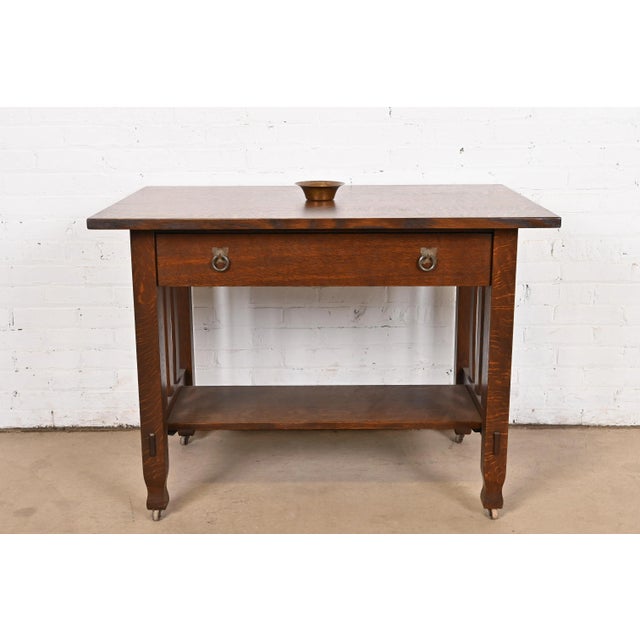 Metal Joseph Heinrichs Arts and Crafts Bronze Bowl For Sale - Image 7 of 8