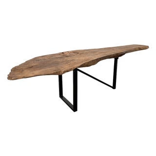 Organic Coffee Table in Poplar, 1990s For Sale