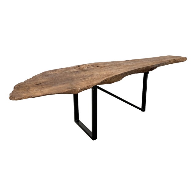 Organic Coffee Table in Poplar, 1990s For Sale