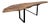 Organic Coffee Table in Poplar, 1990s For Sale