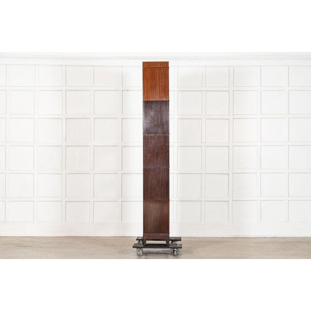 Large Antique Glazed Sectional Bookcase in Mahogany, 1900 For Sale - Image 10 of 17