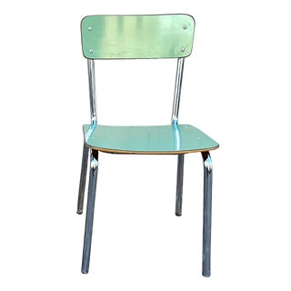 Children's Chair in Green Formica, 1960s For Sale
