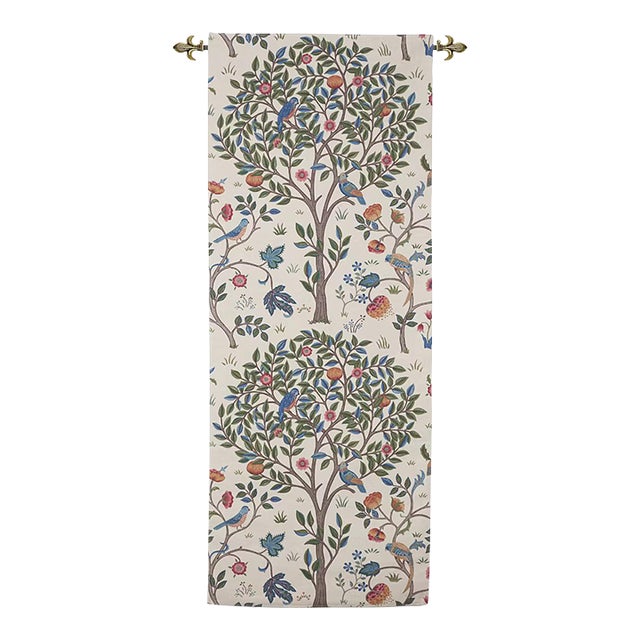Kelmscott Tree Portiere Printed Tapestry - 152 X 60 Cm (5'0" X 2'0") - Requires Rod Size 2 For Sale