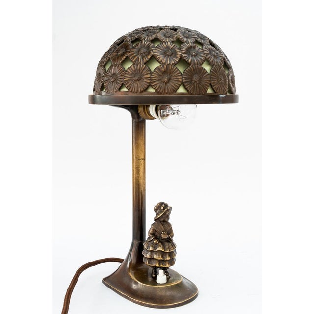 Jugendstil Table Lamp, Vienna, 1907 For Sale - Image 3 of 18