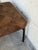 Brown Brown Leather Patchwork Square Ottoman Danish Mid-Century Modern 1970s For Sale - Image 8 of 10