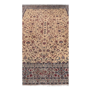 Vintage Signed Kashan Carpet