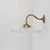 Vintage French Coolie Milk Glass Kitchen Task Wall Light, 1920s For Sale - Image 3 of 7