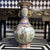 Tall Floor Baluster Form Chinese Porcelain Vase Pair, Chinoiserie 33" For Sale - Image 10 of 12