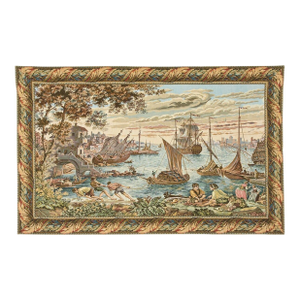 Return to the Port Loom Woven Tapestry - 83 X 131 Cm (2'9" X 4'4") - Requires Rod Size 3