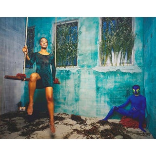 Lyle Ashton Harris, Untitled (Blue), Alchemy Series, Vintage Cibachrome Print, 1998 For Sale