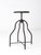 Antique Industrial Adjustable Metal Stool For Sale - Image 9 of 13
