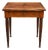 19th Century French Louis XVI Marquetry Side Table with Hidden Mirror, Late For Sale