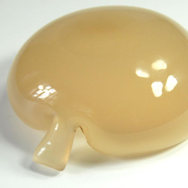 1960s Murano Glass Leaf Bowl from Fratelli Toso, 1950s For Sale - Image 5 of 9