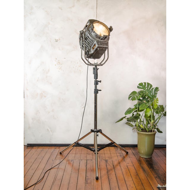 Fresnel Film Spotlight on Rolling Tripod, Munich, 1950s For Sale - Image 13 of 17