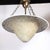 Art Deco Basin Form Acid Etched Green Gold & White Glass Pendant Signed Daum For Sale - Image 15 of 16