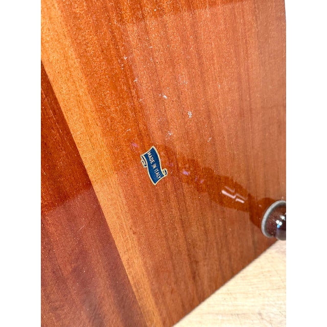 Vintage Italian Rococo Marquetry Fruitwood 3-Tier Corner Shelf For Sale - Image 13 of 13